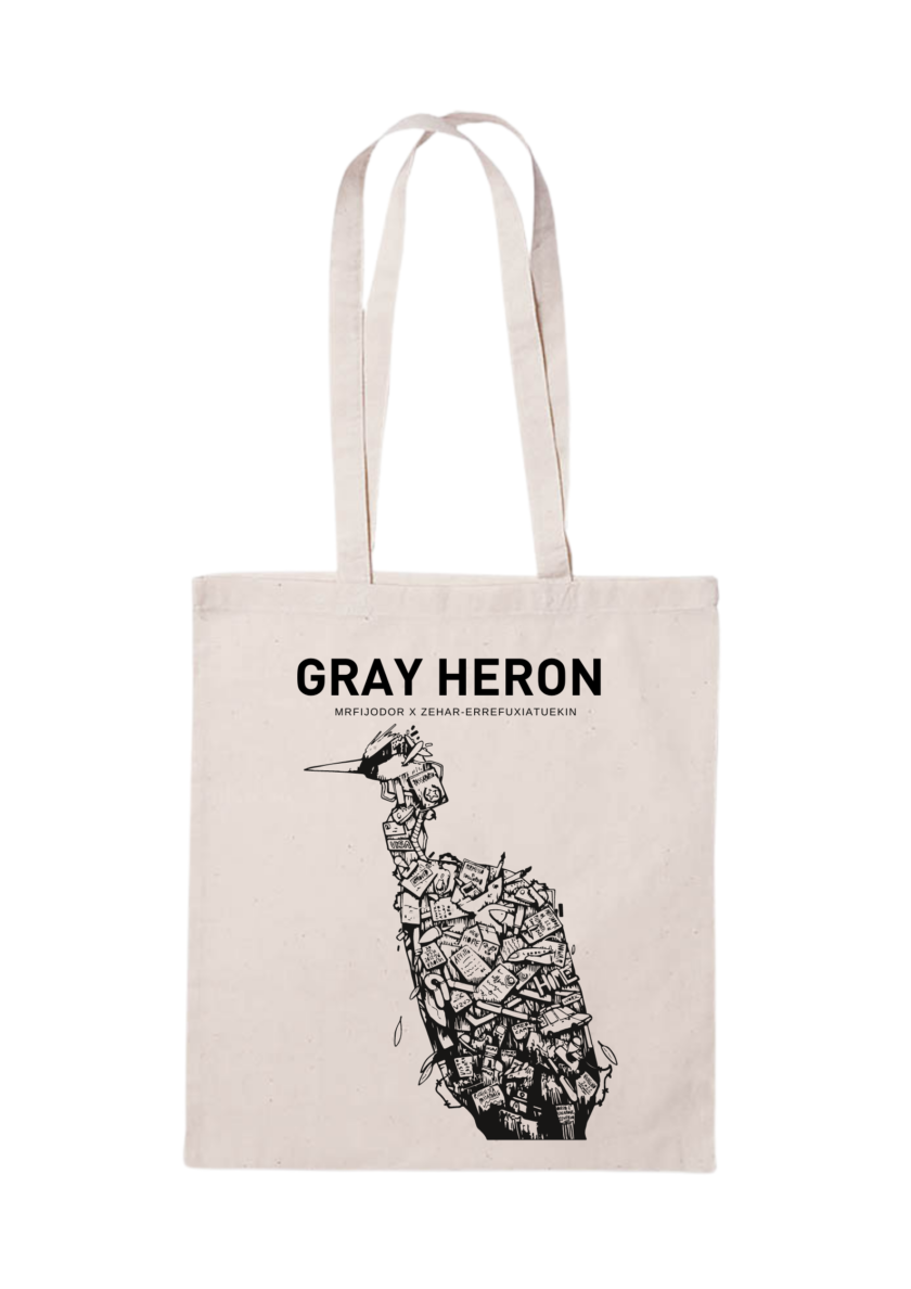 Bolsa tela gray Heron